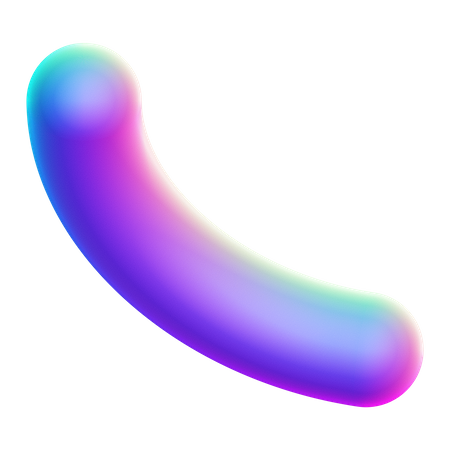 Curve Shape  3D Icon