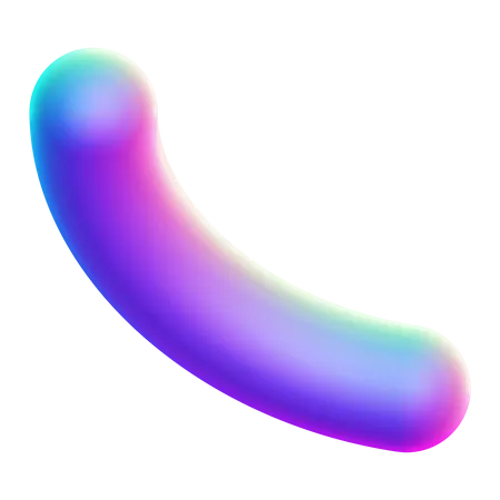 Curve Shape  3D Icon