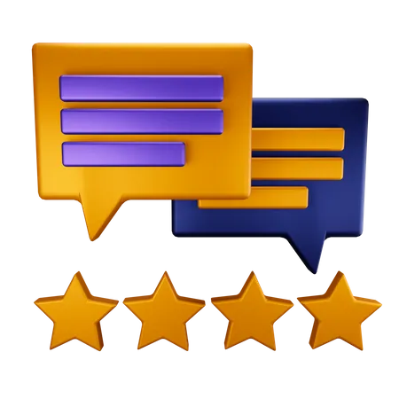 Customer reviews  3D Illustration