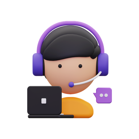 Customer Service  3D Icon