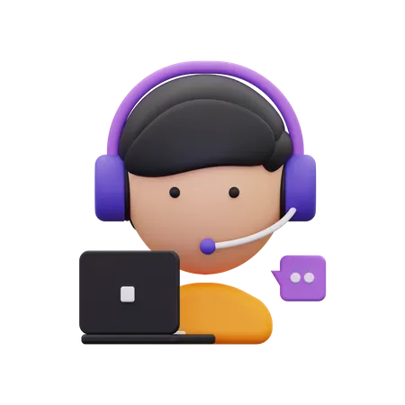 Customer Service  3D Icon