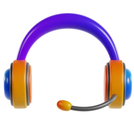 Customer Service Headset  3D Icon