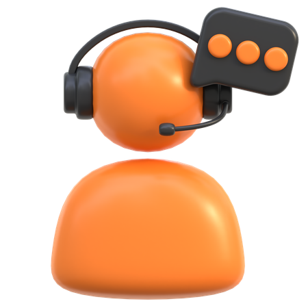 Customer Support  3D Icon