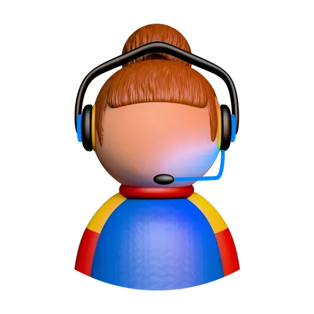 Customer support  3D Illustration