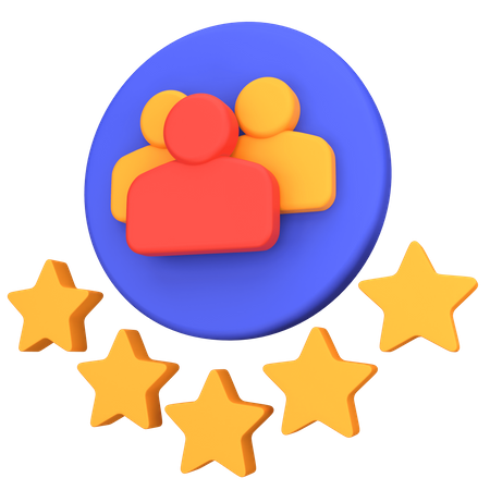 Customer Testimonial  3D Icon