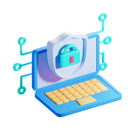 Cyber Security  3D Icon