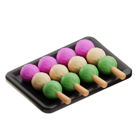 Dango  3D Icon