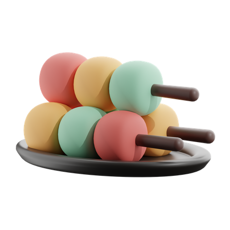 Dango  3D Icon