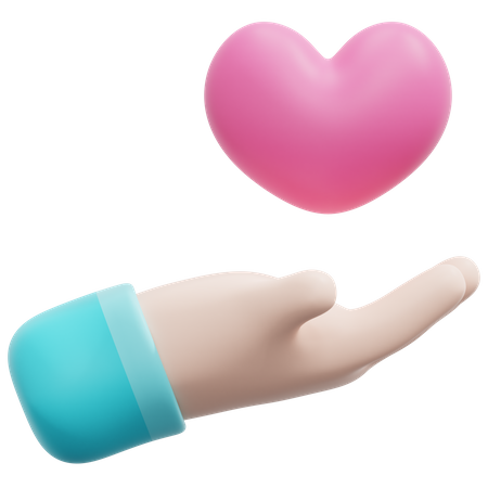 Dar amor  3D Icon