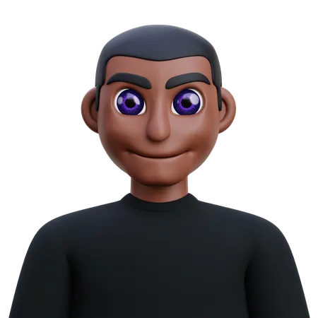 Dark man  3D Icon