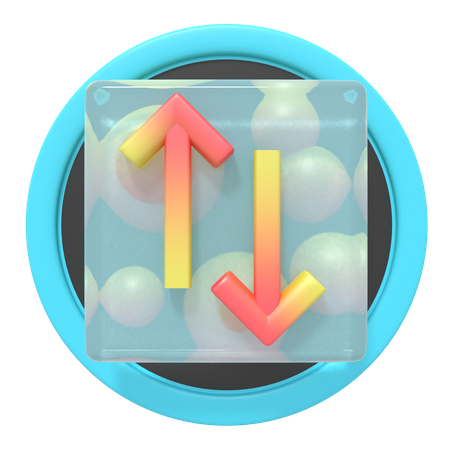 Data Arrow  3D Icon