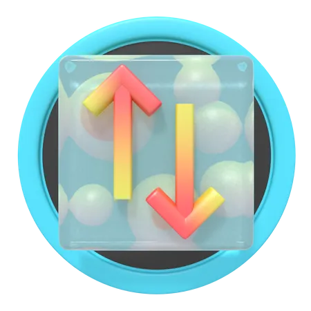 Data Arrow  3D Icon