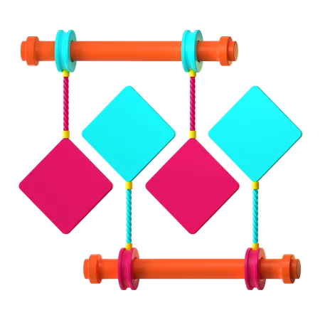 Data Flow Diagram  3D Icon