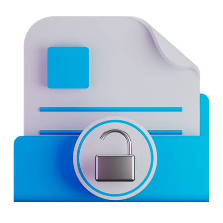 Data leak  3D Icon