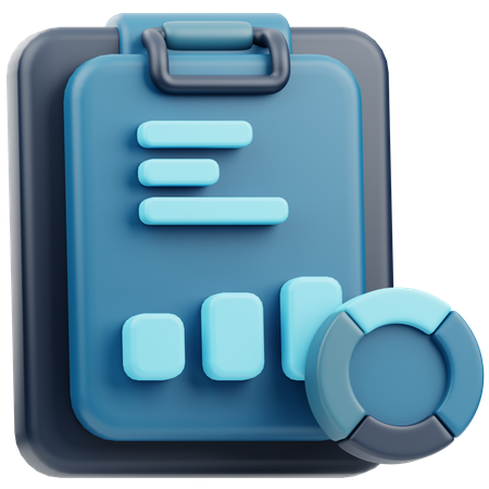 Data Metrics  3D Icon