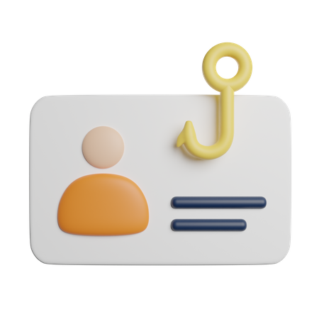 Data Phishing  3D Icon