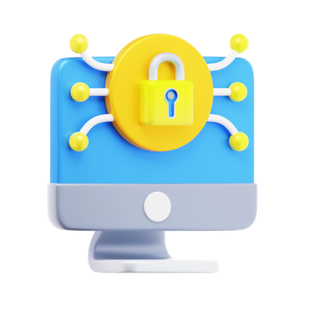 Data Security Systems  3D Icon