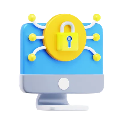 Data Security Systems  3D Icon