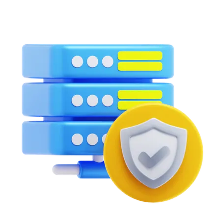 Database Security  3D Icon