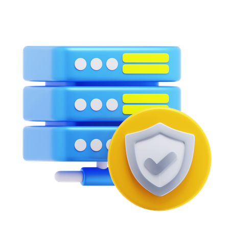 Database Security  3D Icon