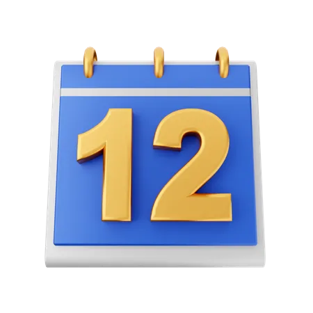 Rendez-vous 12  3D Icon