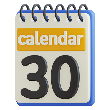 Date Calendar  3D Icon