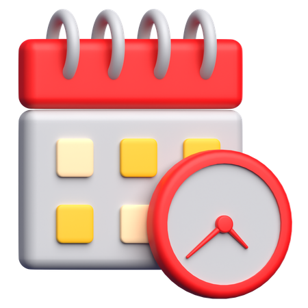 Date limite  3D Icon