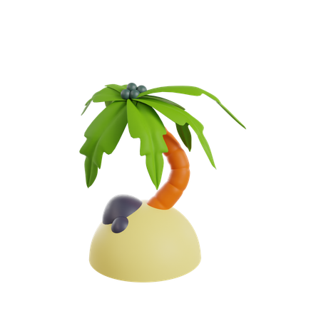 Date Palm Tree  3D Icon