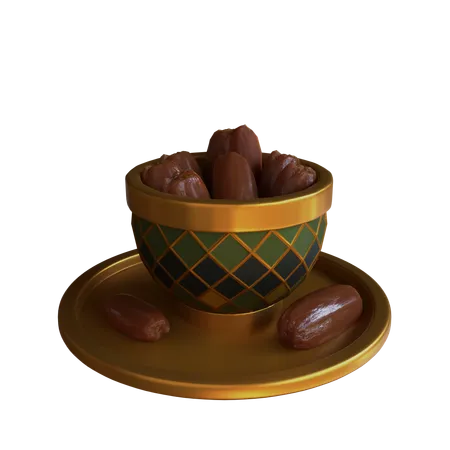 Dates Fruit  3D Icon