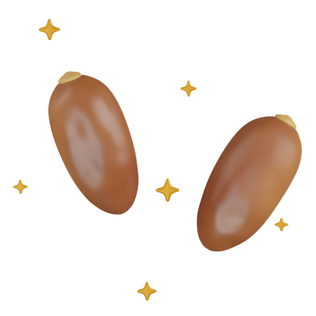 DATES FRUIT  3D Icon