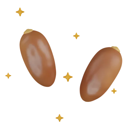 DATES FRUIT  3D Icon