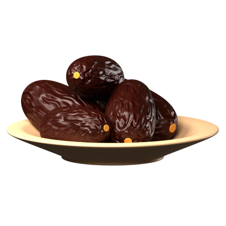 Dates Fruit  3D Icon