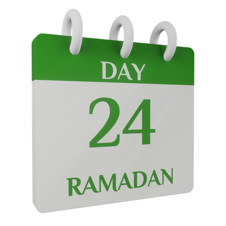 Day 24 Ramadan  3D Illustration