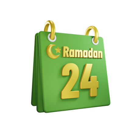 Day 24 Ramadan Calendar  3D Illustration