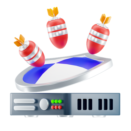 DDoS-Schutz  3D Icon