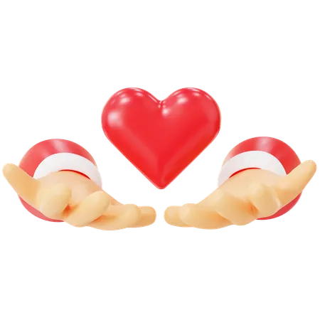 Dar amor  3D Icon