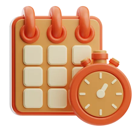 Deadline  3D Icon