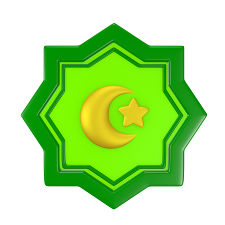 Decoration Mandala muslim  3D Icon