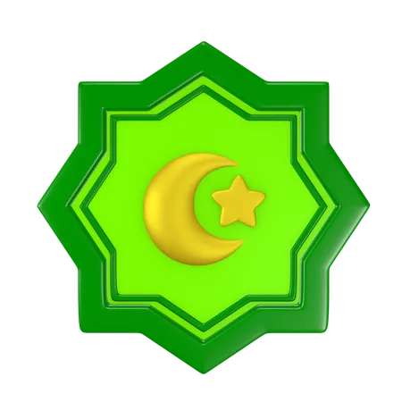 Decoration Mandala muslim  3D Icon