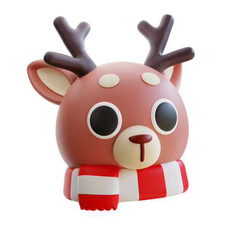 Deer Head  3D Icon