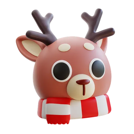 Deer Head  3D Icon