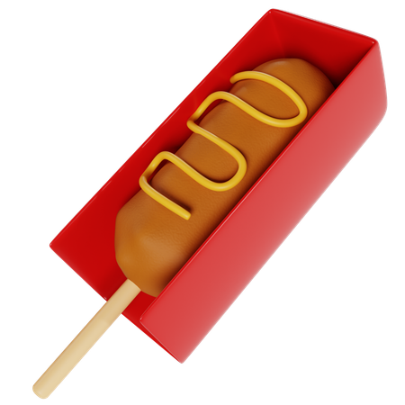 Delicioso cachorro-quente  3D Icon