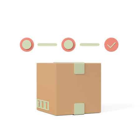 Delivery Box  3D Icon