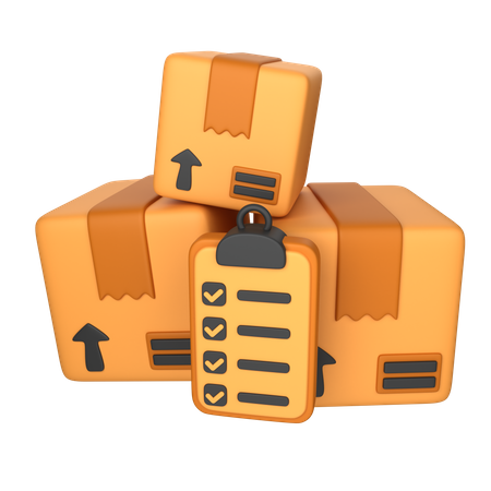 Delivery Checklist  3D Icon