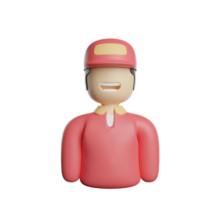 Delivery Man  3D Icon