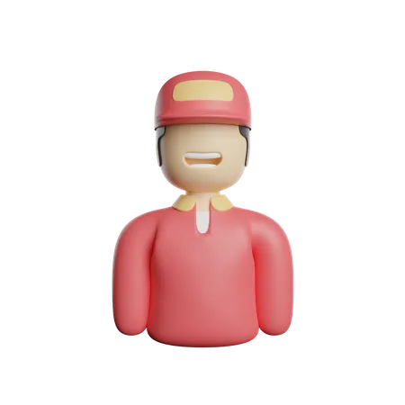 Delivery Man  3D Icon