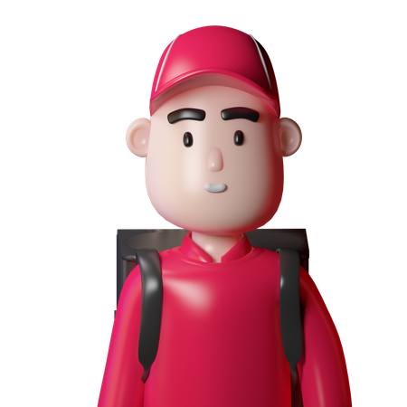 Delivery Man  3D Icon