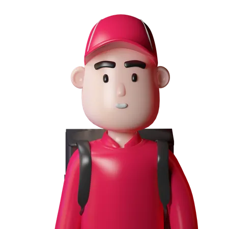 Delivery Man  3D Icon