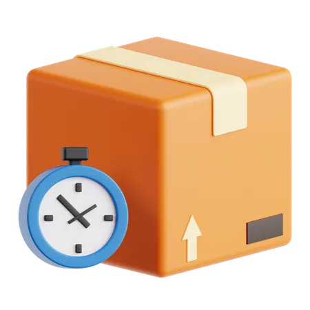 Delivery Time  3D Icon