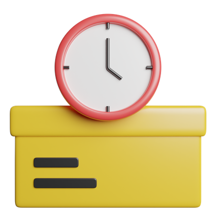 Delivery Time  3D Icon